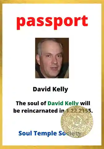 Passport confirming reincarnation